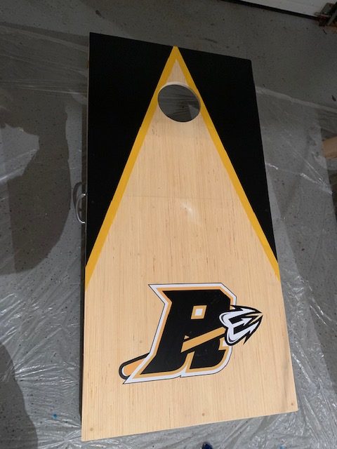 Custom Blast Elite Series Cornhole Boards with Premium 1” Tops