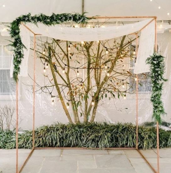 Bocce Ball Copper-Chuppah-Rental